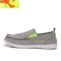 透气男cross沃尔卢帆布鞋男低帮休闲懒人鞋春夏秋46大码  简畅