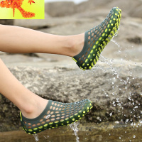 夏季新款男鞋洞洞鞋男透气休闲鞋男士沙滩鞋男凉鞋夏日涉水鞋防水  简畅