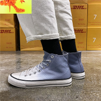 帆布鞋男春季新款ins鞋子男潮鞋韩版潮流百搭港风高帮学生情侣鞋  简畅