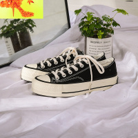 2020新款厚底帆布鞋女鞋ulzzang韩版板鞋学生百搭松糕鞋ins小黑鞋  简畅