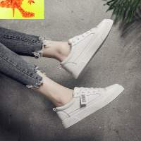 厚底小白鞋女2020春季新款网红牛油果绿休闲运动鞋ins超火女鞋子 简畅休闲鞋