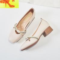 2020春季新款春秋中跟粗跟女鞋单鞋春款淑女仙女温柔玛丽珍奶奶鞋 简畅休闲鞋