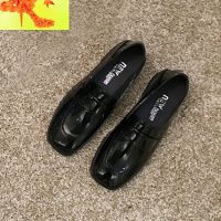 单鞋女2020春季英伦风黑色小皮鞋春新款女鞋百搭春秋工作鞋春款黑 简畅休闲鞋