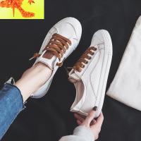 小白鞋女2020新款春季潮鞋子学生百搭帆布鞋复古港味韩版板鞋  简畅