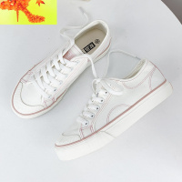 帆布鞋女ulzzang女鞋子春季2020新款学生百搭平底神仙小白鞋  简畅