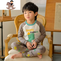 YueBin宝宝棉毛衫棉睡衣男童保暖秋衣秋裤儿童内衣套装棉秋冬家居服