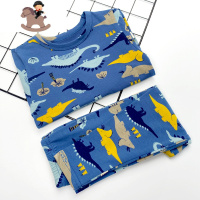 YueBin儿童棉秋衣秋裤内衣套装男童莱卡睡衣宝宝女童保暖衣大童家居服