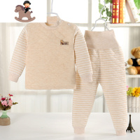 YueBin新款儿童棉内衣夹棉三层保暖加厚高腰护肚裤套装打底衣童装