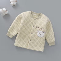 YueBin宝宝背带裤保暖内衣棉儿童加厚秋衣秋裤婴儿彩棉套装0-1岁2夹棉