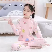YueBin。儿童棉内衣裤套装春女童秋衣秋裤中大童高领睡衣打底内穿男童
