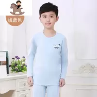 YueBin织系儿童内衣裤棉女童秋衣秋裤套装棉保暖男童圆领秋冬打底女