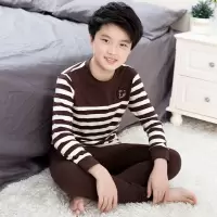 YueBin童装男童内衣套装棉中大童儿童秋衣秋裤棉男孩保暖小童棉毛衫