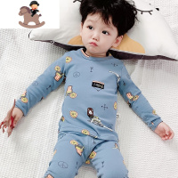 YueBin儿童内衣一岁宝宝秋衣秋裤套装棉厚男童棉秋冬保暖棉毛衫小童