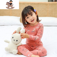 YueBin[吉杰推荐]儿童保暖内衣套装棉男女童秋衣秋裤棉加厚中大童