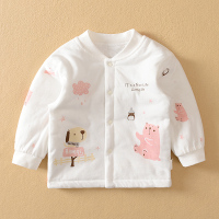 YueBin冬季哈咪奇婴儿保暖上衣宝宝开衫棉衣儿童棉内衣哈衣服睡衣