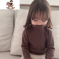 YueBin女童打底衫儿童男女同款宝宝长袖t恤冬装外穿高领秋衣保暖上衣潮1T恤童