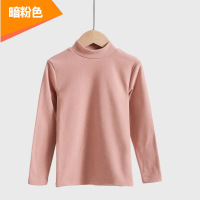 YueBin2020秋童装亲子中大童儿童德绒半高领打底衫童装上衣T恤童