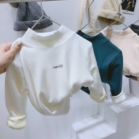 YueBin自留推荐款 儿童高领打底衫加绒加厚秋冬童装男女童保暖上衣洋气T恤童