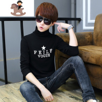 YueBin秋冬13大童男孩12-15岁棉打底衫14初高中学生16加厚高领长袖T恤T恤童