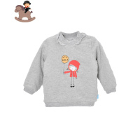 YueBin宝贝巴迪女童圆领棉T恤2020新款儿童春秋上衣冬季打底衫洋气潮T恤童