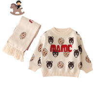 YueBin圣诞亲子装一家三口四口秋冬装母子母女装洋气2020新款潮套头毛衣亲子装全家