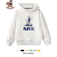 YueBin大力水手亲子装一家三口四口五口卫衣加绒加厚母女装洋气母子冬装亲子装全家