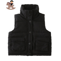 YueBin大码亲子装一家三口四口2020新款潮秋冬款母女装马甲母子加厚外套亲子装全家