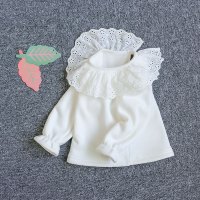 YueBin宝宝打底衫婴儿秋装长袖女童t恤春秋打底衫白色棉童装t血衫秋冬T恤童