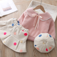 YueBin女宝宝冬装女童洛丽塔裙0婴儿童1洋气秋冬2连衣裙3岁公主裙子套裙裙子童