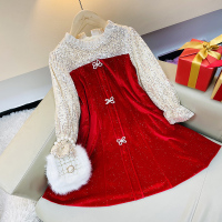 YueBin女童春装公主连衣裙2020新款中大儿童网红洋气小女孩加绒加厚裙子裙子童