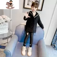 YueBin女童外套秋冬装2020新款时髦韩版儿童冬装大童女孩毛呢子大衣10岁毛衣