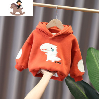 YueBin女童戴帽子卫衣宝宝加绒加厚连帽卫衣儿童韩版童装婴儿上衣男女童卫衣童