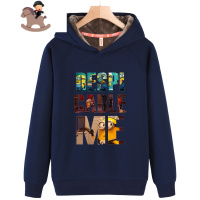 YueBin儿童帽衫男童加绒连帽卫衣冬季加厚大男孩初中学生带帽休闲上衣潮卫衣童