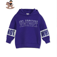 YueBin男童加绒卫衣加厚 秋冬装开胸拉链外套连帽运动儿童上衣潮B卫衣童