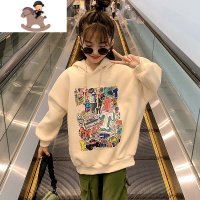 YueBin女童卫衣秋冬装2020新款韩版洋气童装女孩上衣中大童儿童加绒加厚卫衣童