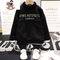 YueBin2020冬季新款儿童套头衫韩版男童女童加厚高领卫衣1899卫衣童