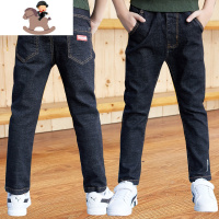 YueBin童装男童仔裤一体绒秋冬款儿童裤子加绒加厚长裤中大童休闲裤潮裤子