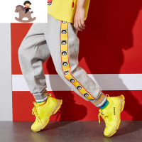 YueBin男童裤子潮2020秋冬新款儿童洋气休闲运动裤子加绒中大童哈伦裤潮裤子