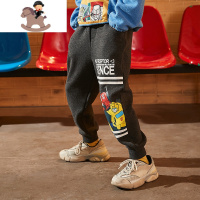 YueBin儿童裤子男童休闲裤加绒加厚运动裤2020秋冬新款洋气长裤中大童潮裤子