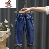 YueBin女童加绒软牛仔裤秋冬2020新款洋气小童宝宝弹力铅笔裤外穿小脚裤裤子