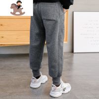 YueBin男童运动裤一体绒秋冬款2020新款中大儿童裤子加绒加厚休闲裤长裤裤子