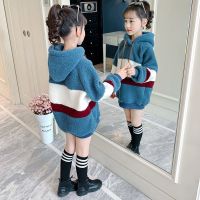 YueBin女童秋冬装卫衣2020新款洋气儿童网红外套大童装女孩冬季上衣加厚外套童