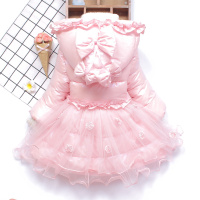 YueBin儿童装女童新款冬装女宝宝加厚棉袄棉服裙袄修身款羽绒棉外套韩版外套童