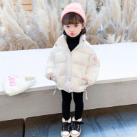 YueBin女童2020新款儿童羽绒服宝贝短款洋气冬装中小童炫彩免洗冬季外套外套童