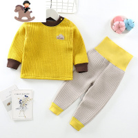 YueBin宝宝弹力保暖套装儿童无骨棉男女内衣春秋冬季衣服婴儿秋衣秋裤套装童