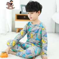 YueBin男童秋衣秋裤套装棉薄款儿童中大童保暖内衣棉卡通春秋款外穿套装童