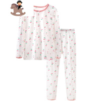 YueBin女童秋衣秋裤套装儿童棉长袖内衣打底衫中大童家居服睡衣春秋款套装童