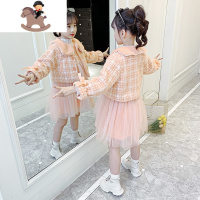 YueBin7儿童5女童秋冬装连衣裙洋气6女孩4加厚套装3小孩8衣服10冬天12岁套装童