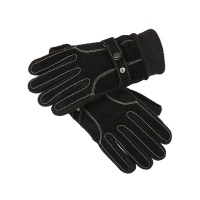 富名洋皮手套男士冬季骑行防寒保暖加厚加绒触屏户外骑车摩托车棉手套