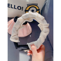富名洋亚麻空顶防晒帽女夏季发箍遮阳帽遮脸大头围贝壳太阳帽子